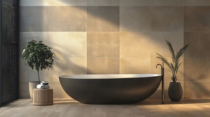 Aufkleber - wall tiles 3d bathroom tiles wall tiles digital  and decorative design : Generative AI