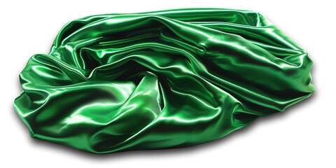 Wall Mural - green silk background