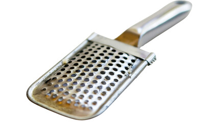 Handheld grater on transparent background