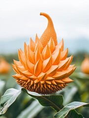 Canvas Print - Unique and Abstract Flower with Spiky Texture