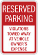© middlenoodle - Assigned parking sign