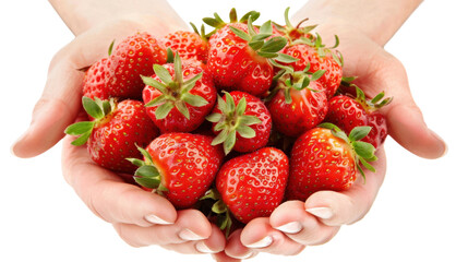 Canvas Print - Strawberry on transparent background