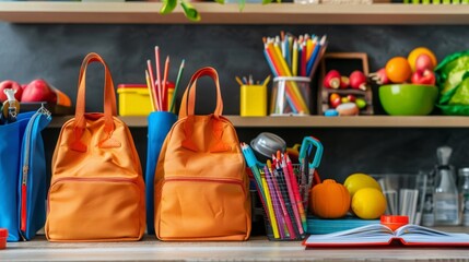 Sticker - Develop a marketing campaign for a supermarket's back-to-school promotions, featuring school supplies, lunch ideas, and family meal planning.