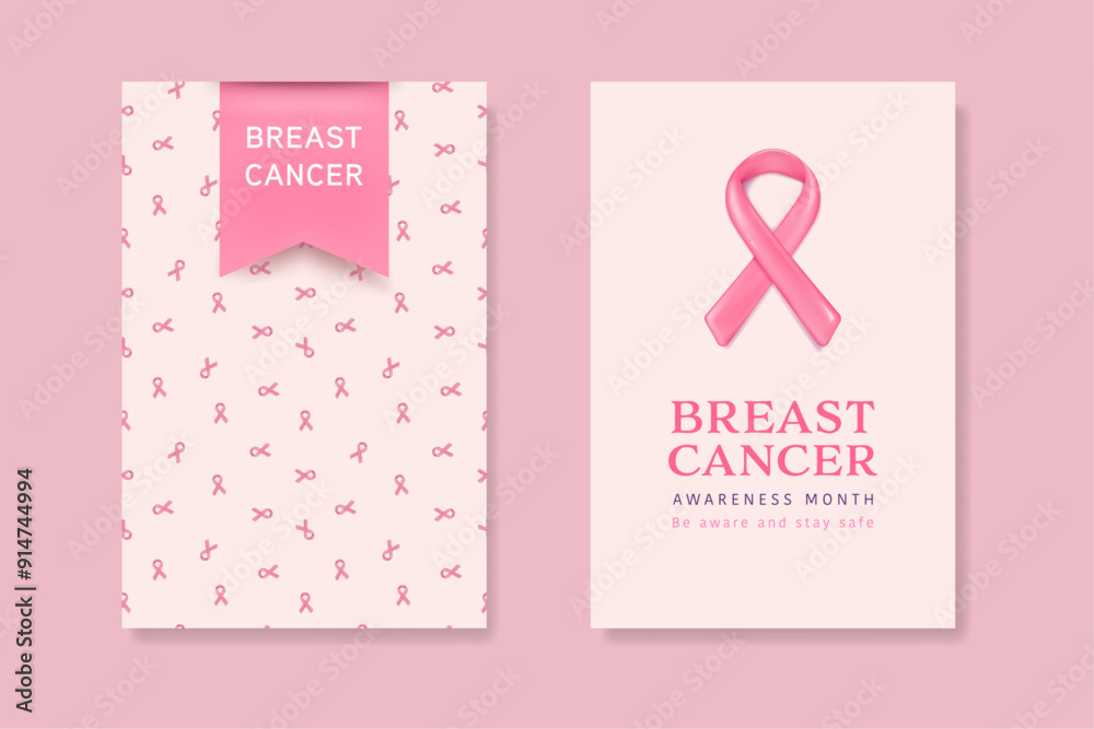 Pink ribbon pattern background. Pink ribbon pattern background ...