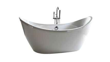 Bathtub on transparent background