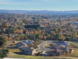 Fall colors of Pleasanton, California