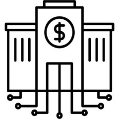 Sticker - Fintech Innovation Icon