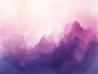Poster - Soft delicate pastel gradient transitioning beautifully from pink to lavender hues  This abstract art background features a soothing calming color composition with a harmonious ethereal aesthetic