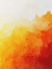 Poster - Stunning abstract gradient background transitioning from a vibrant orange to a bright sunny yellow creating a cheerful and contemporary design