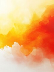Poster - Vibrant Gradient Transitions from Fiery Orange to Bright Sunny Yellow Creating a Captivating and Luminous Abstract Background