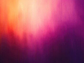 Poster - Mesmerizing abstract gradient background transitioning smoothly from a warm sunset orange to a soft pink to a deep purple  Minimalist modern