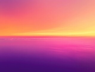 Poster - Mesmerizing abstract gradient background showcasing a stunning sunset sky with a seamless transition from warm orange to soft pink to deep purple hues