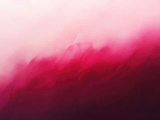 Poster - Maroon to Red to Soft Pink Gradient Transition   Elegant and Bold Abstract Gradient Background with Vibrant Color Blending and Ethereal Atmosphere