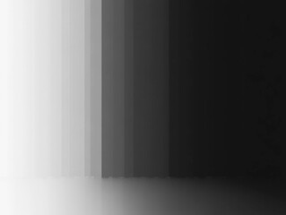 Poster - Minimalist Gradient Transition from Dark to Light Gray Abstract Background  Elegant Serene and Sophisticated Digital Wallpaper or Graphic Design Element