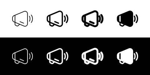 Wall Mural - Editable loud speaker, marketing vector icon. Part of a big icon set family. Perfect for web and app interfaces, presentations, infographics, etc