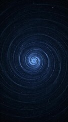 Wall Mural - Abstract loop blurred spiral infinity rotation animation. Concept space science background.