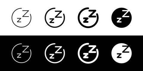 Wall Mural - Editable vector sleep hybernate icon. Part of a big icon set family. Perfect for web and app interfaces, presentations, infographics, etc