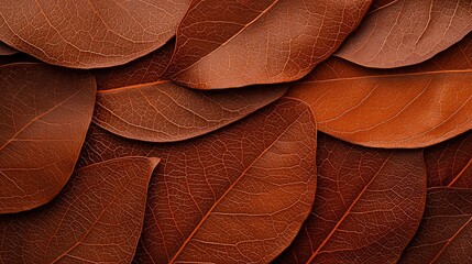 Texture of leaves, autumn foliage, detailed veins Background