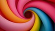 © GenVision - Spiral pattern, abstract art, vibrant colors Background
