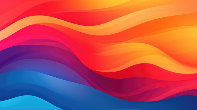Bright gradient with liquid-like texture