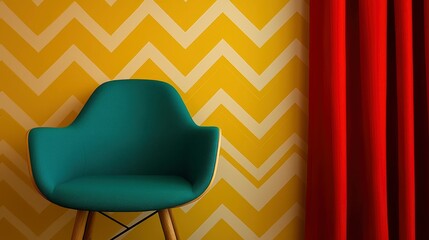 Wall Mural - Chevron pattern, bold wallpaper, modern design Background