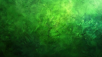 Wall Mural -   Green and black background illuminated by top and bottom light sources