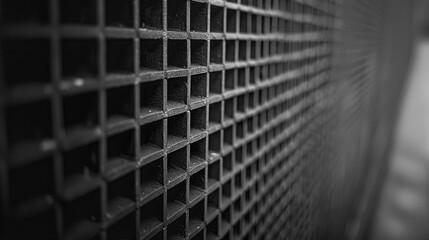 Poster - Grid pattern texture background for a structured layout