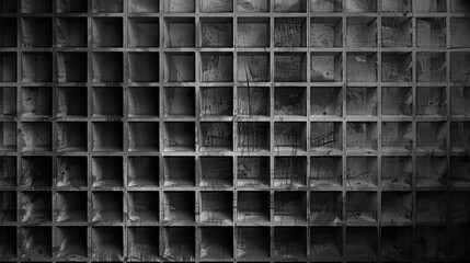Poster - Grid pattern texture background for a structured layout