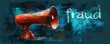 © daniel - A red megaphone draws attention to the word fraud against a textured blue backdrop, emphasizing a serious warning