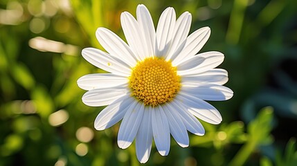 Wall Mural - Close-up of a daisy flower 