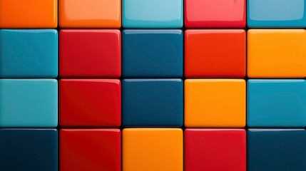 Wall Mural - Abstract grids, structured layout, bold colors Background