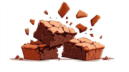 Indulge in rich, fudgy brownies with a crackly top. A chocolate lovers dream with intense cocoa flavor and aroma.