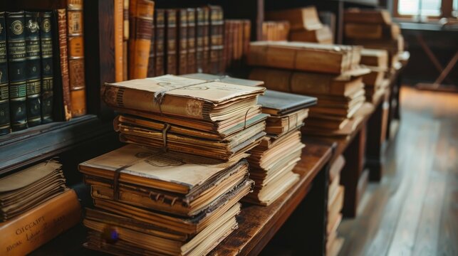 Describe the process of digitizing historical documents in a modern document archive. Write about scanning techniques, metadata creation, and how digitization 