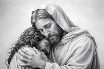 Jesus Christ Love. Compassion and Consolation.