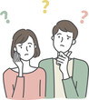 © oico_サンフロウズ - 疑問に思う人たち_男女