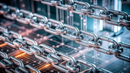 Poster - Digital Blockchain Ledger with Secure Connections