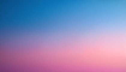 Poster - Soft gradient background featuring a blend of blue and pink hues, creating a tranquil and serene atmosphere