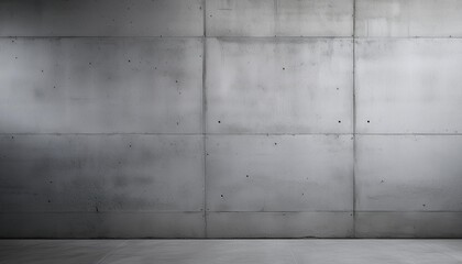 Poster - Textured gray concrete wall with subtle imperfections, providing a modern and minimalist background for various design applications