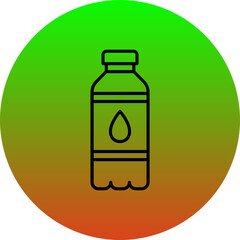 Sticker - Water bottle Icon