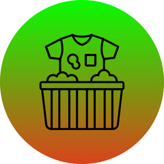 Canvas Print - Washing clothes Icon