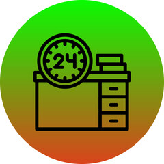 Sticker - Desk Icon