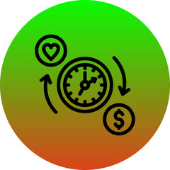 Sticker - Time management Icon