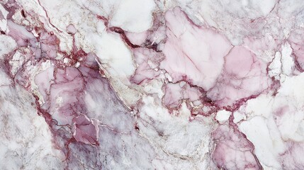 Wall Mural - Abstract Pink and White Marble Texture