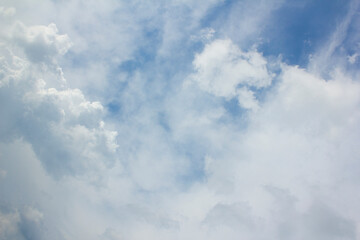 Wall Mural - it's a white sky full of puffy clouds