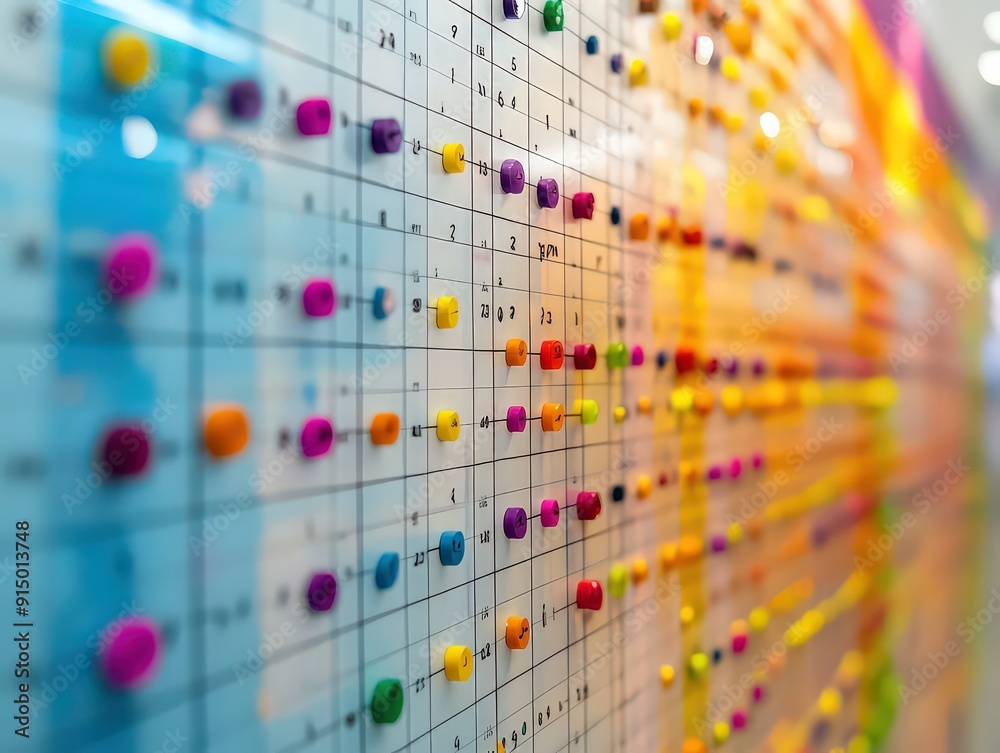 Task Execution Timeline. Visual visual timeline for planning an event, including tasks and deadlines ...