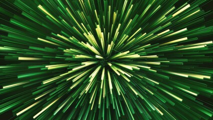 Poster - abstract green textured background featuring dynamic lines