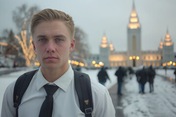 Poster - Mormon missionary