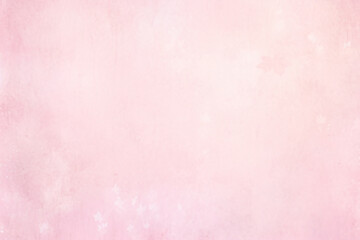 Poster - A soft pink background adorned with delicate floral elements, creating a gentle and romantic atmosphere suitable for various design uses.