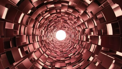 Poster - Contemporary Abstract Structure 3D Visualization