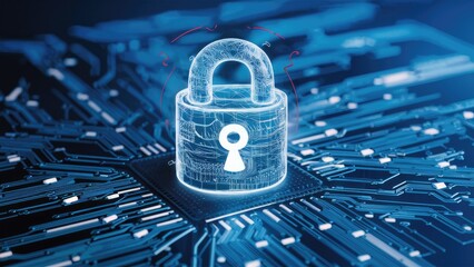 Poster - 3D Illustration of Cybersecurity Checklist for Risk Management and Security Assessment